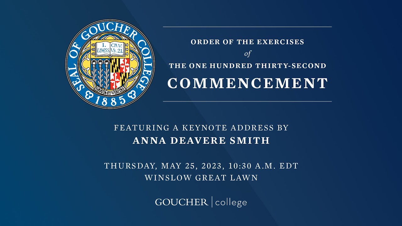 Goucher College Commencement 2023 YouTube