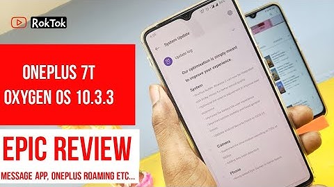OnePlus 7T Oxygen OS 10.3.3 New Update What