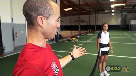 SPEED TRAINING: Resisted Assisted Crossover Drill