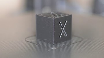 Ender 3 v2 Calibration Cube Print with Racquetball Feet