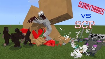 SCP (New Update V2.1) VS Slendytubbies in Minecraft PE