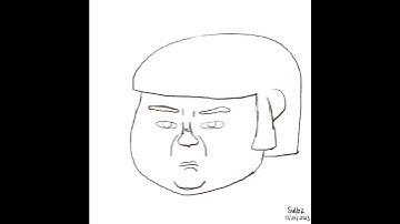 Straining Face - animated with @Procreate #animation #procreate #shorts