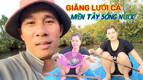 Vợ Chồng Đi Giăng Lưới Cá Rô Phi về Làm Bữa Cơm Chiều Đạm Bạc Siêu Ngon - Sông Nước Cà Mau.