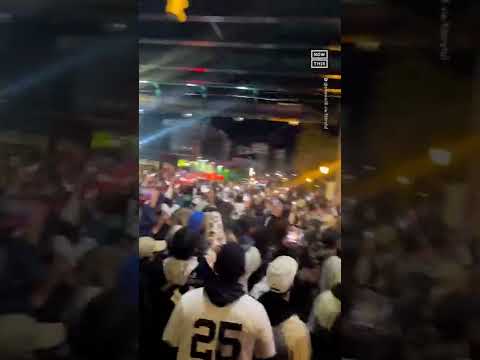 WATCH: Yankees Fans Celebrate After the Team Advances to the ALCS