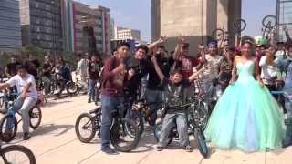 BMX Mexico D.F Mega Callejeada 2015 Kapital Crew Riders