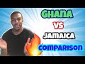 Ghana vs Jamaica! Visual Comparison | REACTION!!!