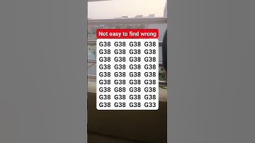 Not easy to find wrong #brainteaser #search #find #shortvideo