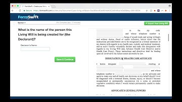 Living Will: Create Your Living Will Online with FormSwift