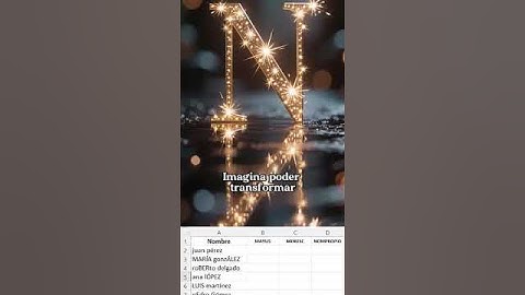 Arregla nombres mal escritos en Excel #ExcelTips #FórmulasExcel  #ExcelEn1Minuto #atajosexcel