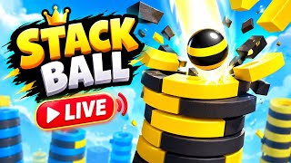 🏆 STACK BALL LIVE 🔥 | Highest Score Challenge!