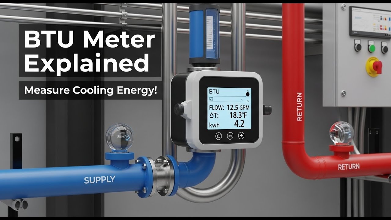 How BTU Meters Work | HVAC Energy Metering Explained with Example ...