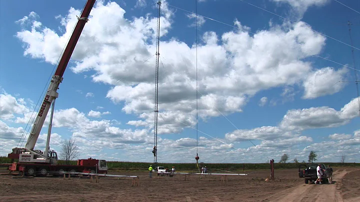 K9CT Contest Station 20m OWA Yagi Erection