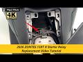 2026 ZONTES 125 and 150 X Starter Relay Replacement Video Tutorial Chinese Subtitles