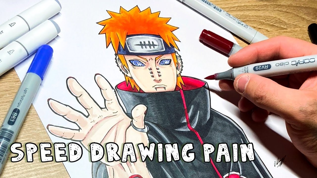 Pain drawing by me : r/Naruto