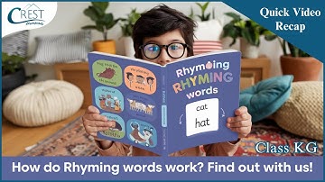 Class KG | Rhyming Words | English Olympiad | CREST Olympiads