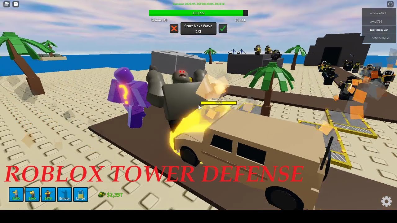 Tanks tower defense simulator