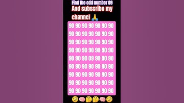Find the odd number 09 and subscribe my channel 🙏🥺🙏 #trending #quiz #viralvideo @quiz_tester_01