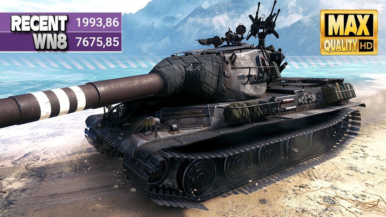 AMX M4 54: Профи на карте Райский остров - World of Tanks