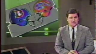 WIVB (CBS) Coverage - Bills Beat Broncos 9/30/90