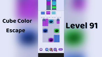 🧩 Cube Color Escape Level 91 Walkthrough | Step-by-Step Guide 🎮 | Go Answer