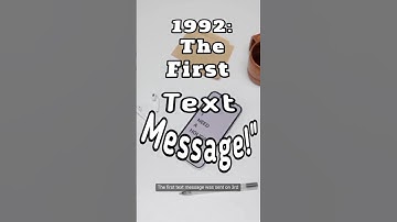 “The first-ever text message was sent in 1992! 📱 #TechHistory #FirstText #1992 #ThrowbackTech”