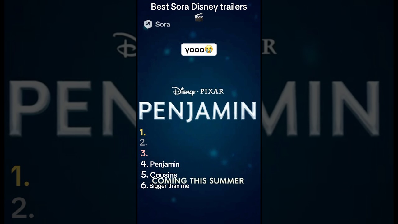 Best Disney ai trailers🎬#ai #funny #disney #pixar #trailer #top