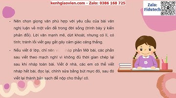 Giáo án powerpoint bài 8: Viết bài văn nghị luận về một vấn..| GA điện tử ngữ văn 7 kết nối tri thức