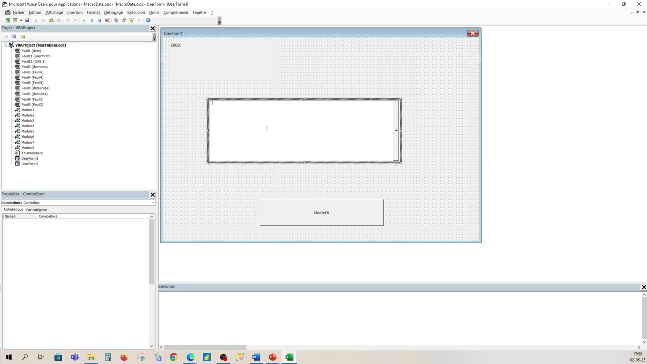 32 - Excel Formulaire  maîtriser la ComboBox avec VBA