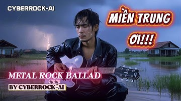 🎸Miền Trung Ơi | Metal Rock Ballad Về Bão Lũ - Gửi Đến Tất Cả Đồng Bào Miền Trung | CYBERROCK-AI