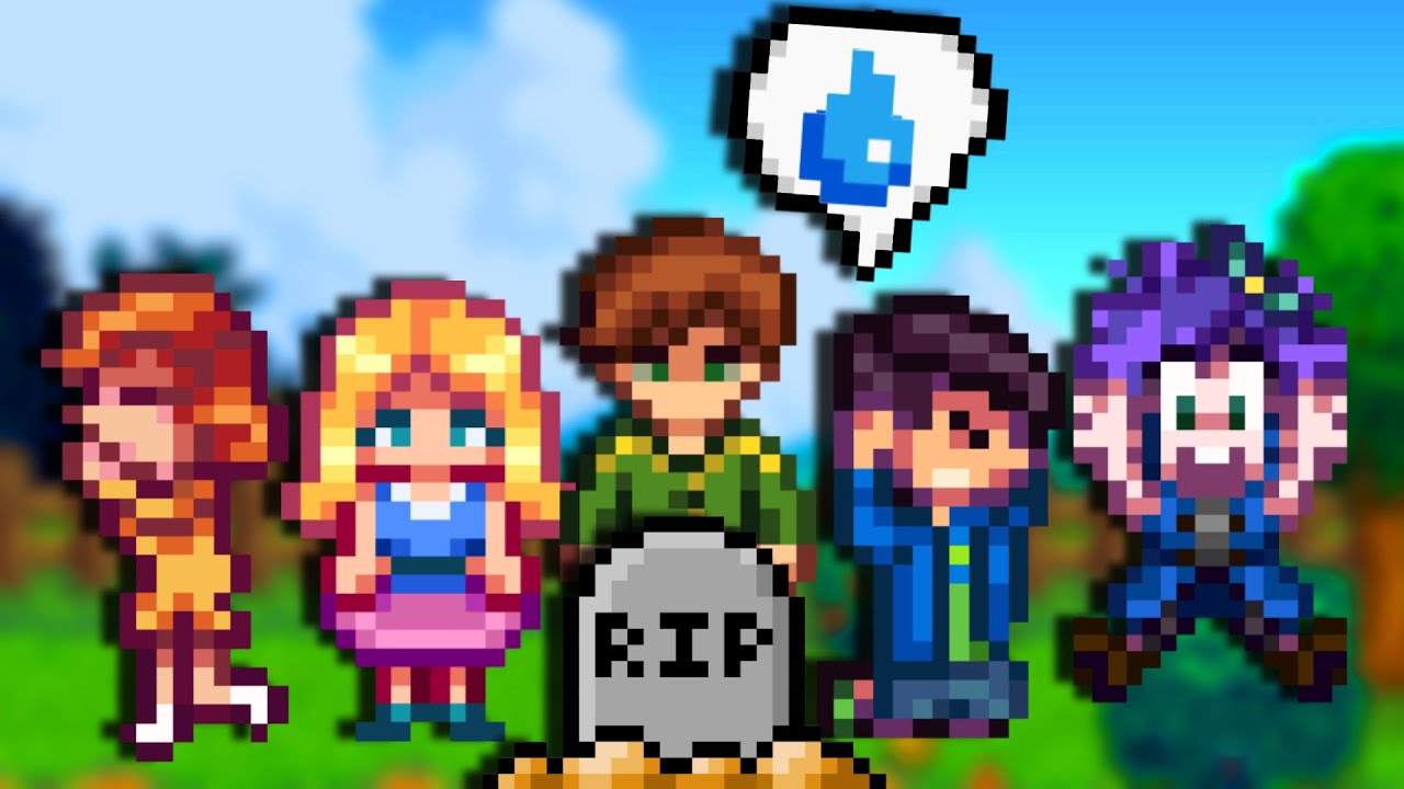 They REACT To The Player’s DEATH In Stardew Valley?