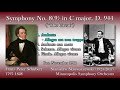 Schubert: Symphony No. 8(9) `The Great`, Skrowaczewski & MinneapolisSO (1961) シューベルト 交響曲第8(9)番