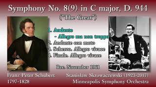 Schubert: Symphony No. 8(9) `The Great`, Skrowaczewski & MinneapolisSO (1961) シューベルト 交響曲第8(9)番