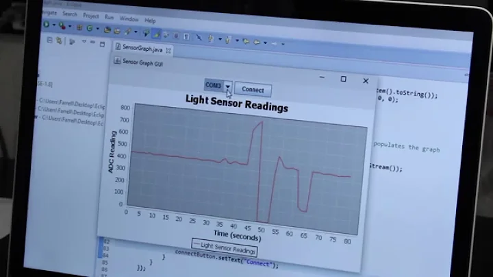 Graph Arduino Sensor Data with Java and JFreeChart