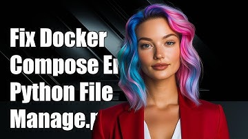 Fixing Docker-Compose Error: Python Can