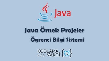 #Java Örnek Projeler 40 - Öğrenci Bilgi Sistemi