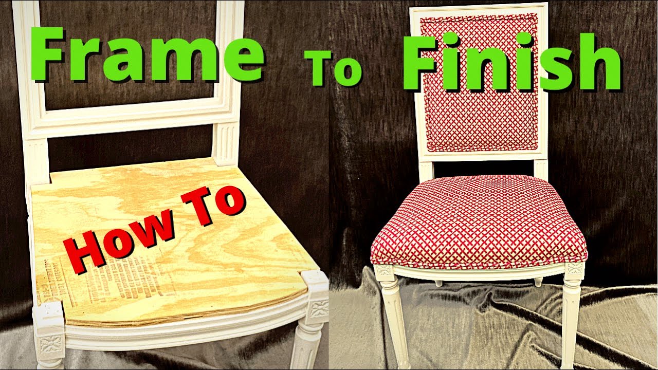 How To Upholster A Dining Chair YouTube