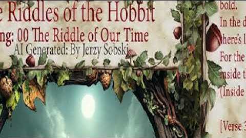 00 The Riddles of the Hobbit   The Riddle of Our Time