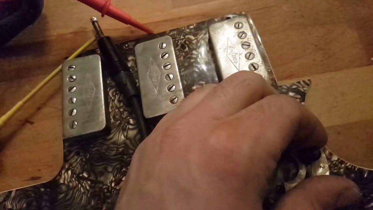 Measuring pickup output with multimeter without disassembly YouTube