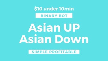 Binary Bot ASIAN UP DOWN Simple Profitable by Daily Profit Corp
