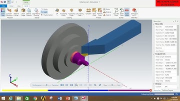 Lathe operations by using mastercam 2020.|| LATHE OPERATIONS IN MASTERCAM 2019.