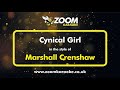 Marshall Crenshaw - Cynical Girl - Karaoke Version from Zoom Karaoke