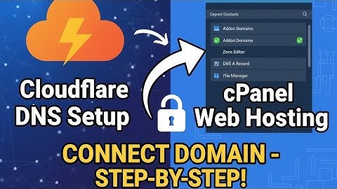 How to Connect Cloudflare Domain to Hosting using cPanel | Domain & DNS Setup Tutorial