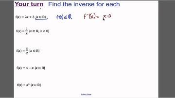 Functions - Inverses (L7) Core 3 Edexcel A-Level Maths