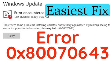 How to Fix Windows Update Error 0x80070643 When Updating KB5034441 in windows 10/11