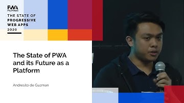 The State of Progressive Web Apps and its Future as a Platform