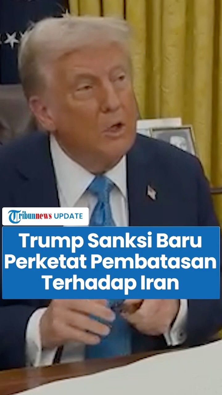 Gebrakan Baru Trump seusai Jadi Presiden AS: Jatuhkan Sanksi Baru ke Iran, Incar Jaringan Minyak