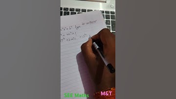 Factorization of the type: a^4+a^2b^2+b^4 #see #shorts