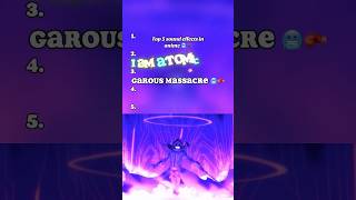 Top 5 Sound Effects In Anime