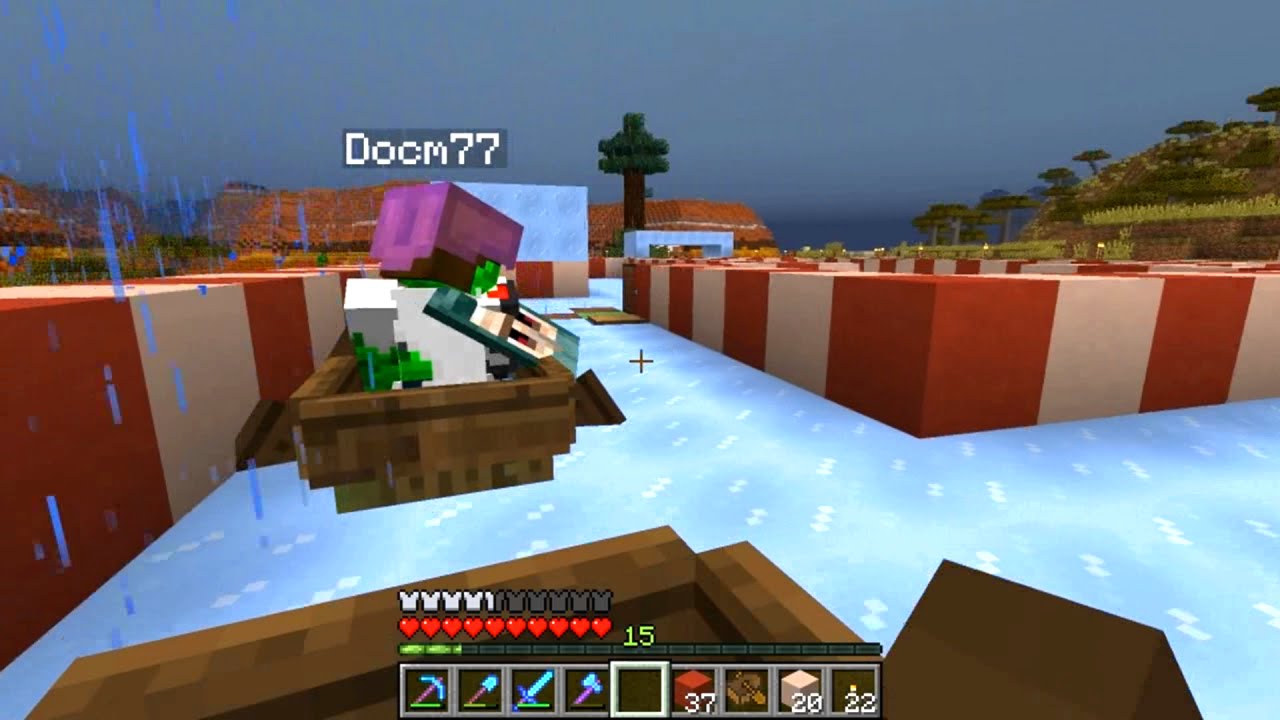 pvp соль Minecraft - HermitCraft S2#6: Go-Boat Racing