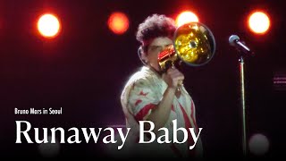 [직캠] 브루노 마스 - Runaway Baby (2023 Bruno Mars Seoul Tour)